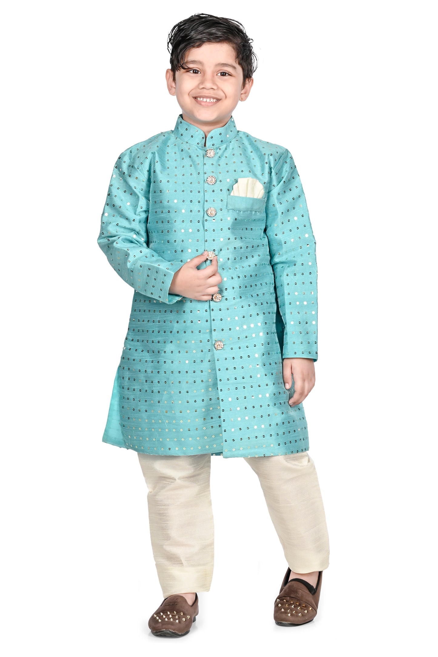 NEW GEN BOYS FESTIVE & PARTY KURTA & PAJAMA SET