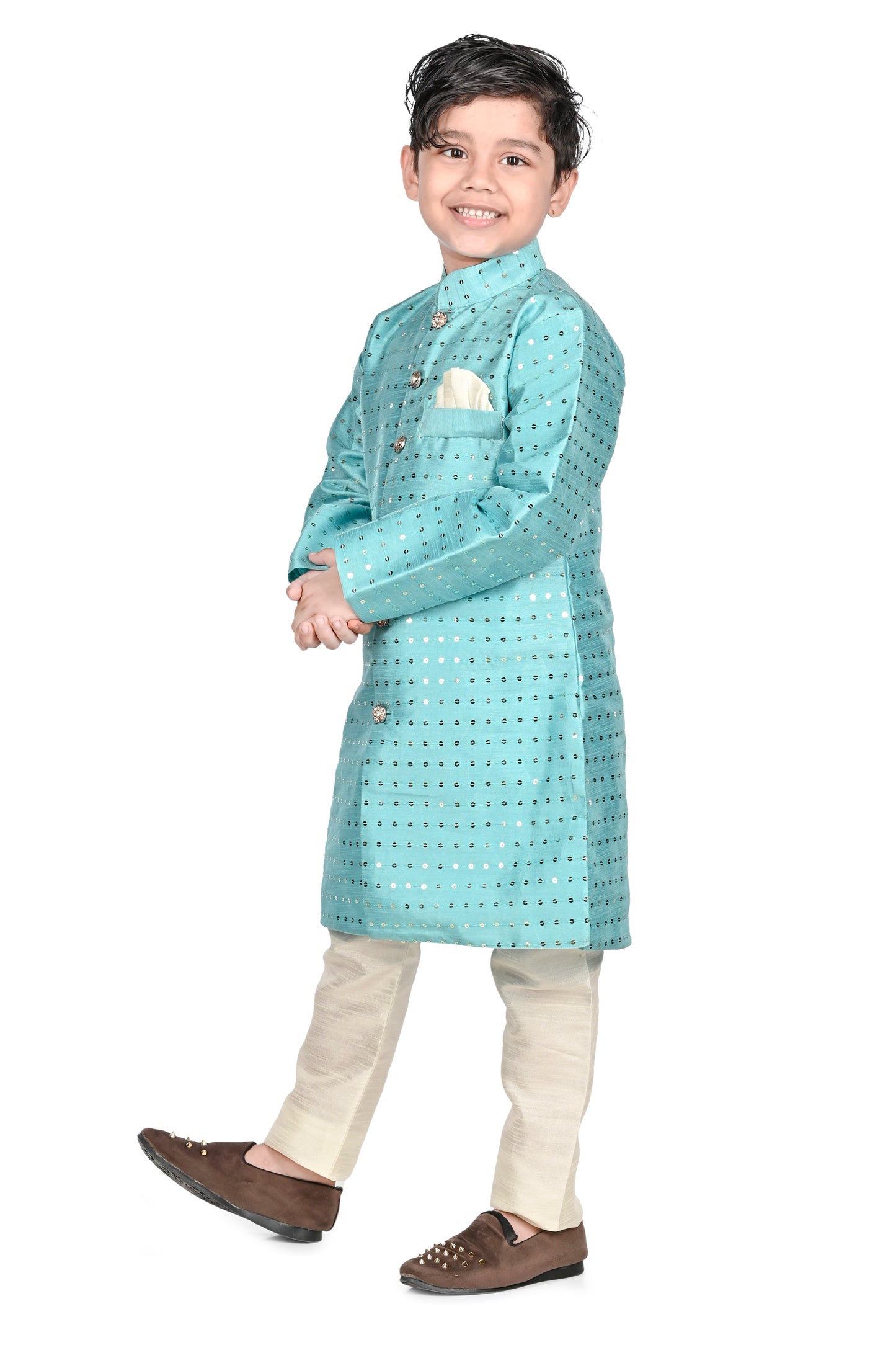 NEW GEN BOYS FESTIVE & PARTY KURTA & PAJAMA SET