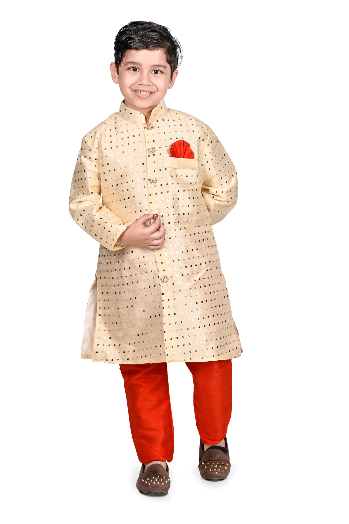 NEW GEN BOYS FESTIVE & PARTY KURTA & PAJAMA SET