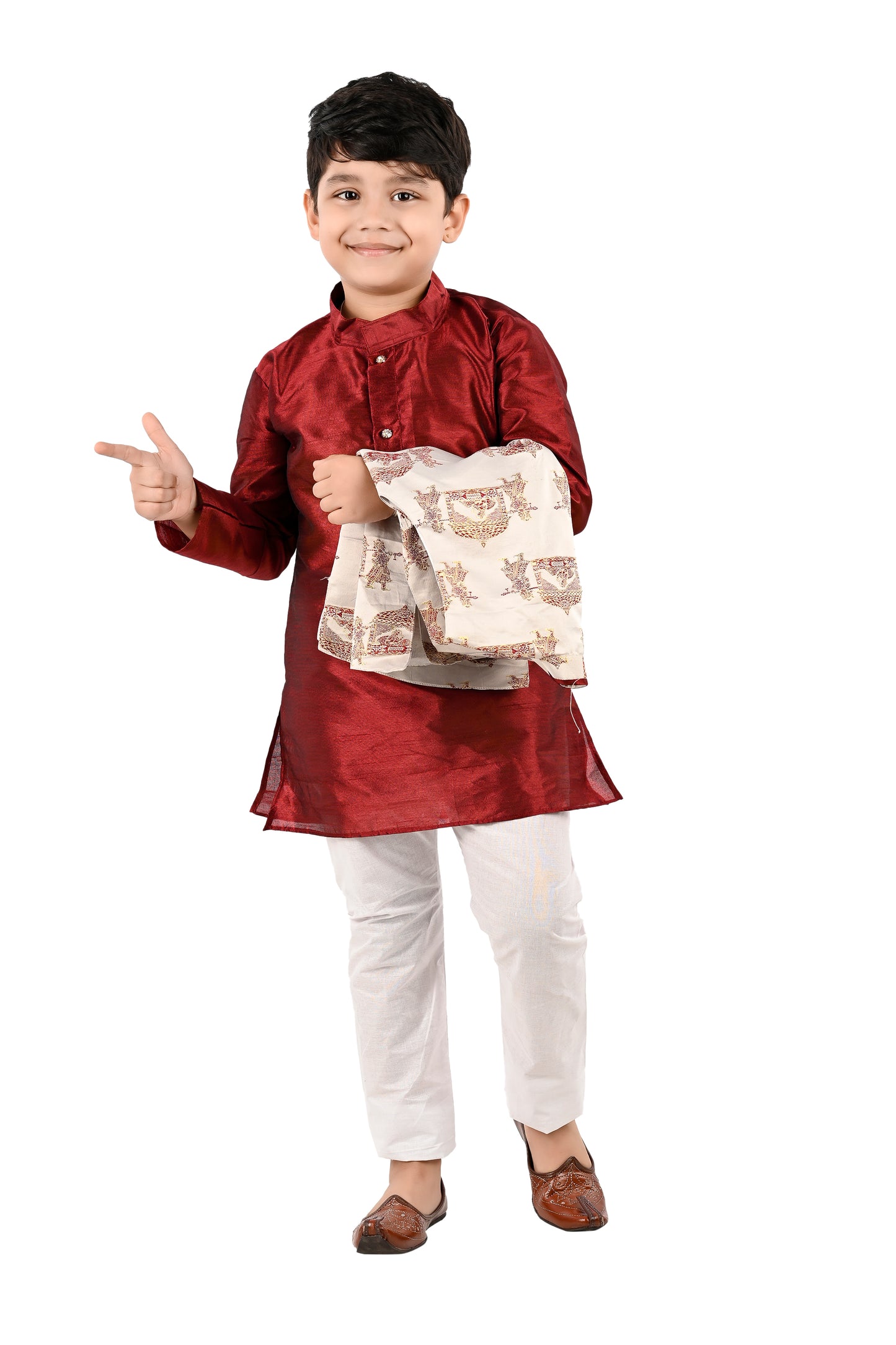 NEW GEN BOYS STYLISH JACKET KURTA AND PAJAMA