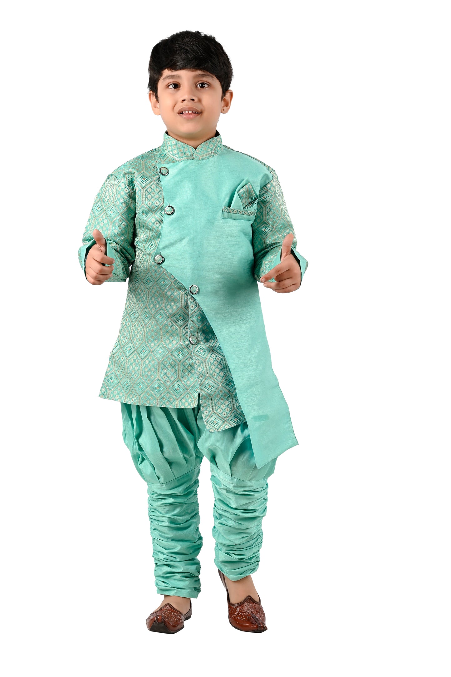 NEW GEN BOYS FESTIVE & PARTY, WEEDING KURTA & PAJAMA SET