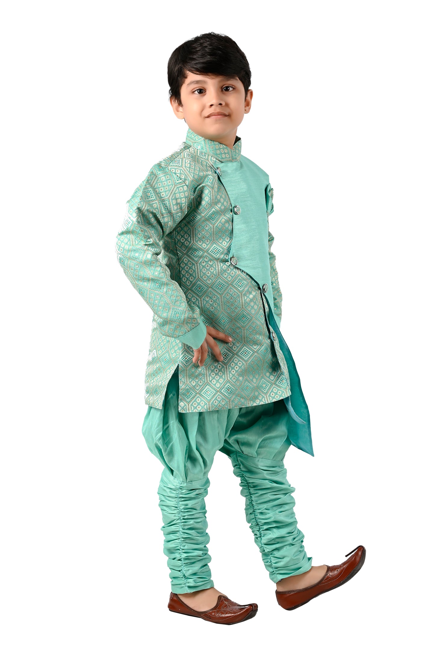 NEW GEN BOYS FESTIVE & PARTY, WEEDING KURTA & PAJAMA SET