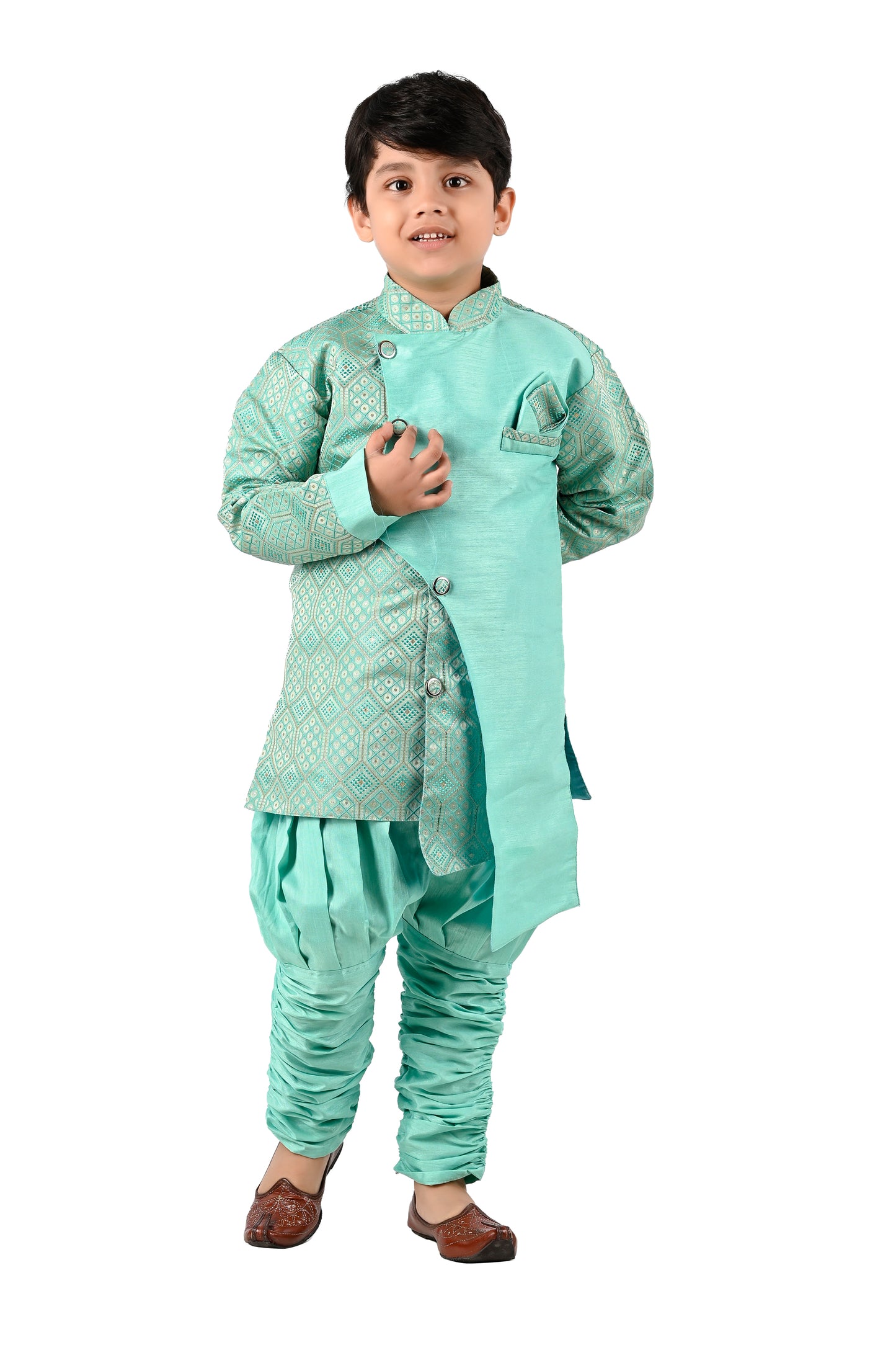 NEW GEN BOYS FESTIVE & PARTY, WEEDING KURTA & PAJAMA SET