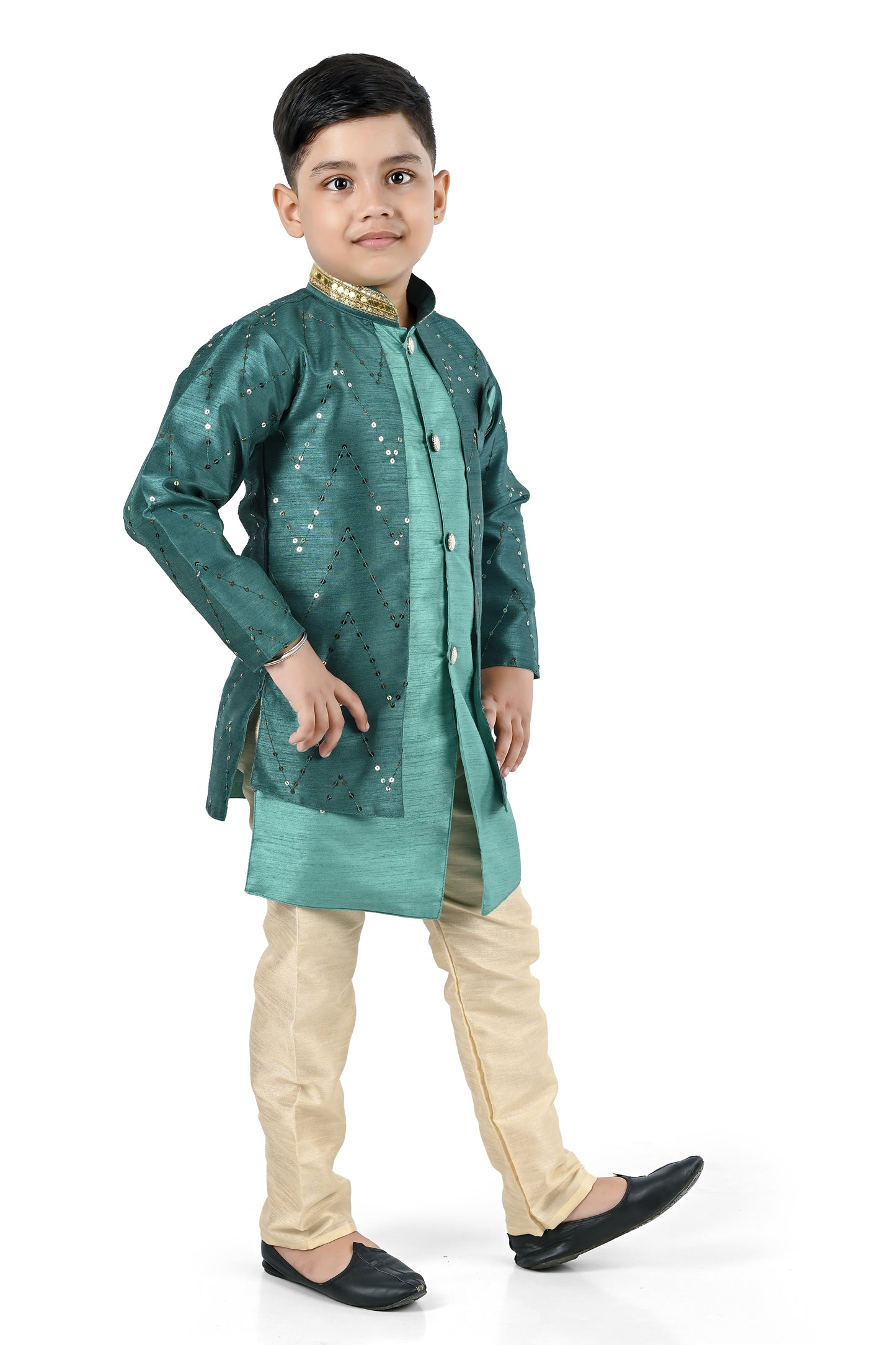 NEW GEN BOYS STYLISH SERWANI SET