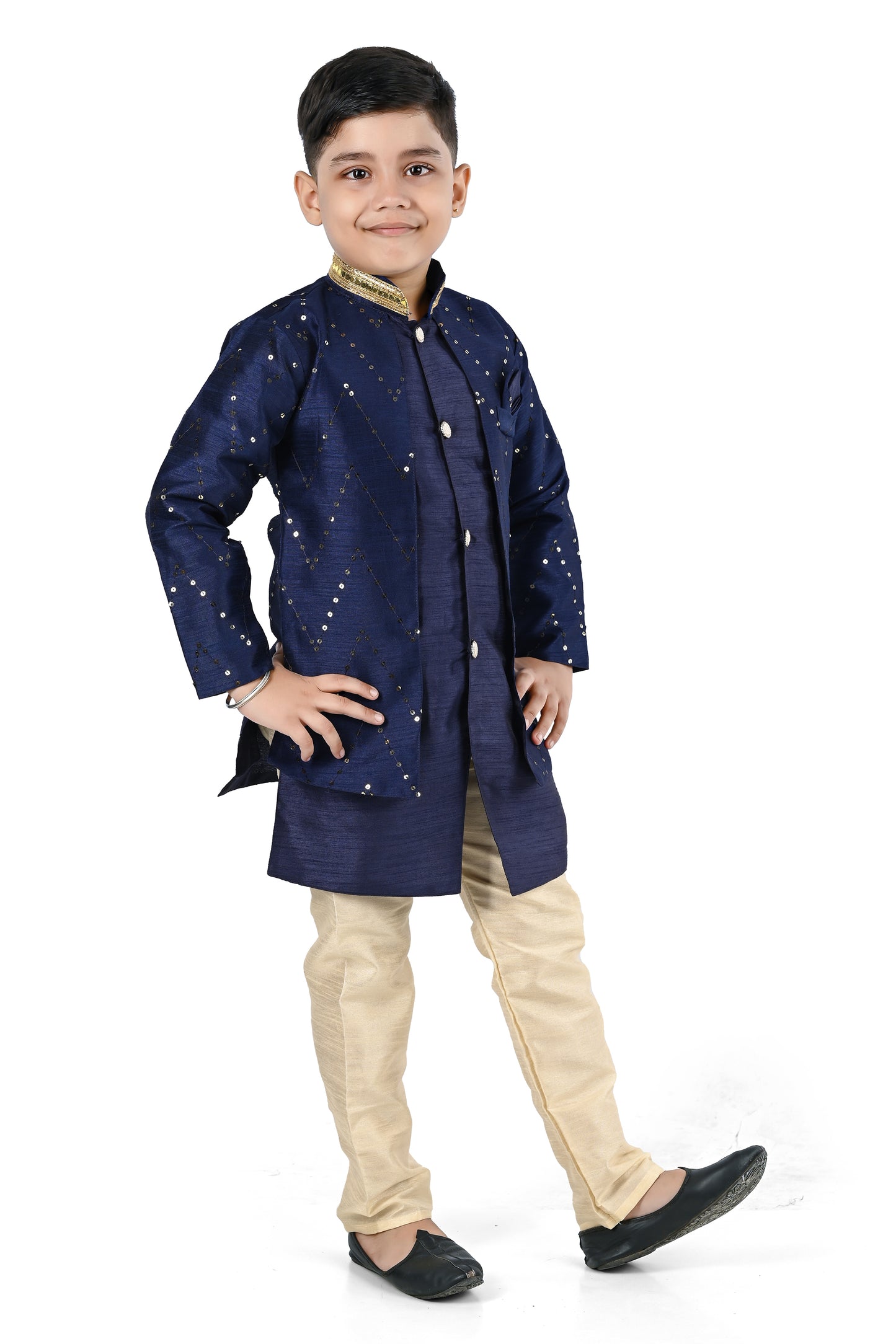 NEW GEN BOYS STYLISH SERWANI SET