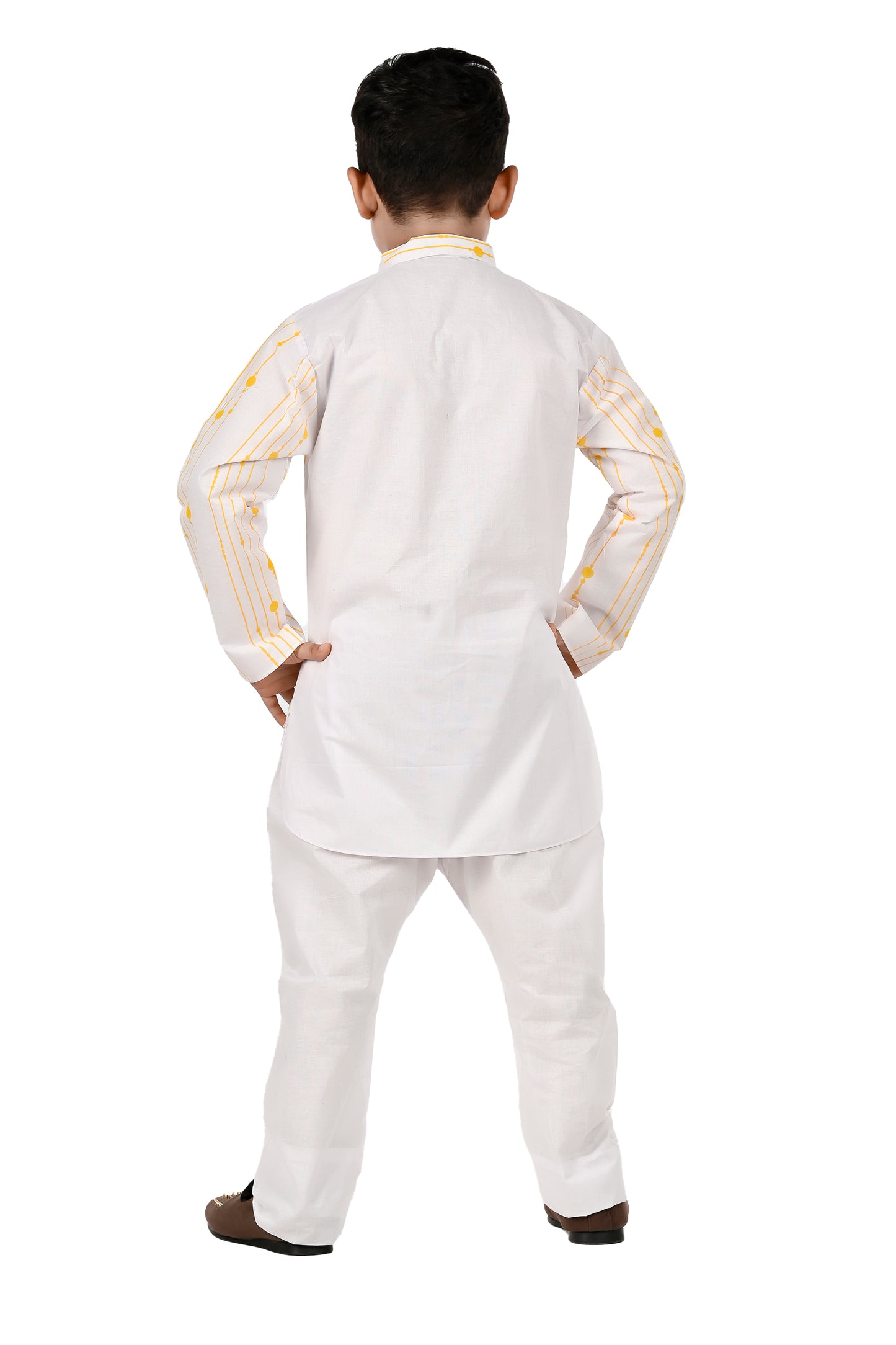 NEW GEN BOYS COTTON PRINTED KURTA AND PAJAMA