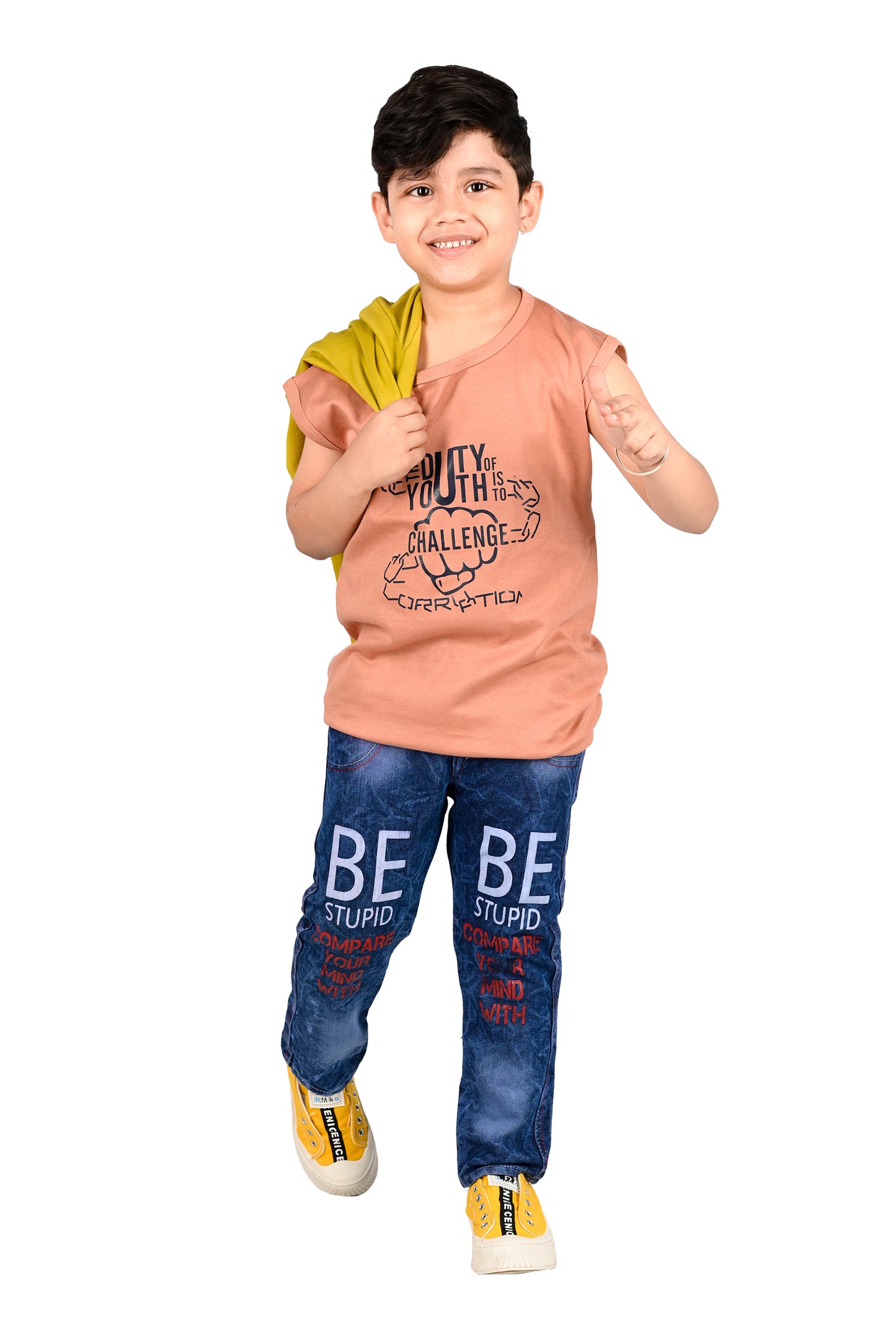 NEW GEN BOYS CASUAL T-SHIRT PANT & JACKET