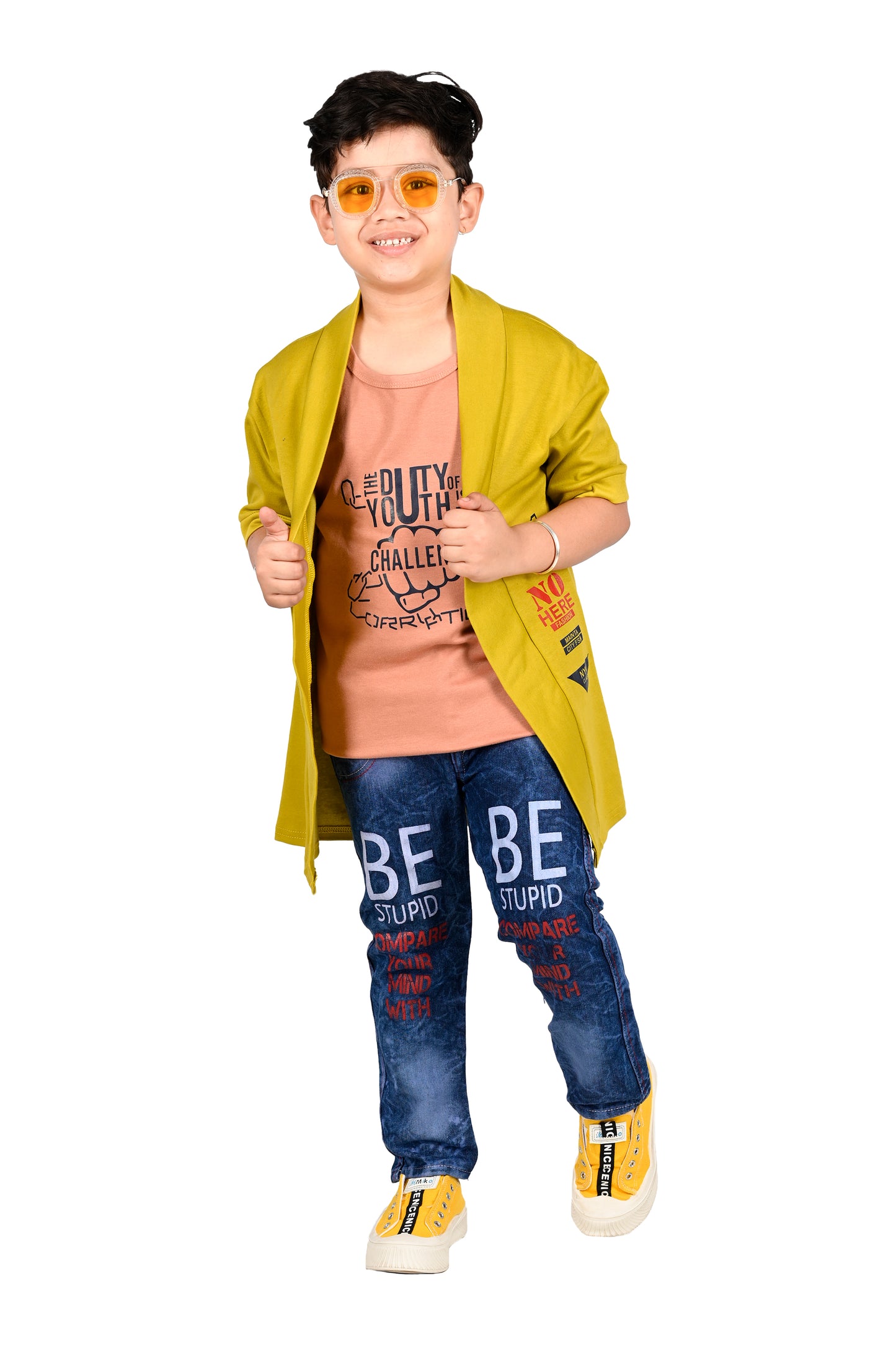 NEW GEN BOYS CASUAL T-SHIRT PANT & JACKET