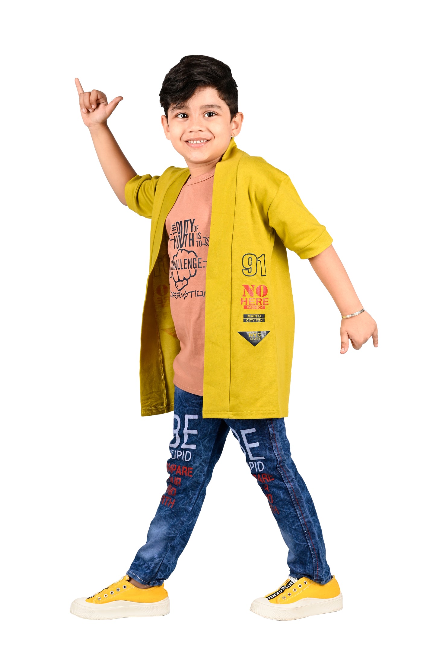 NEW GEN BOYS CASUAL T-SHIRT PANT & JACKET