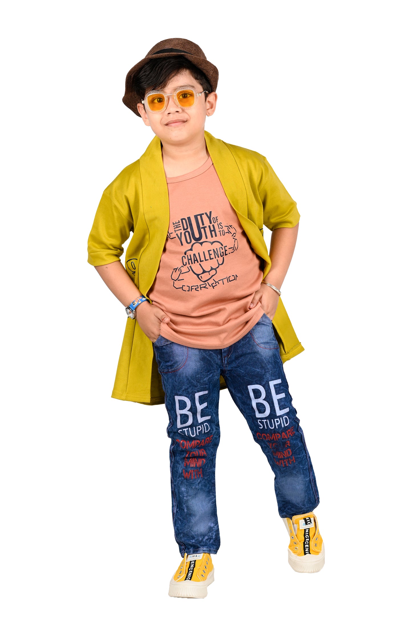 NEW GEN BOYS CASUAL T-SHIRT PANT & JACKET