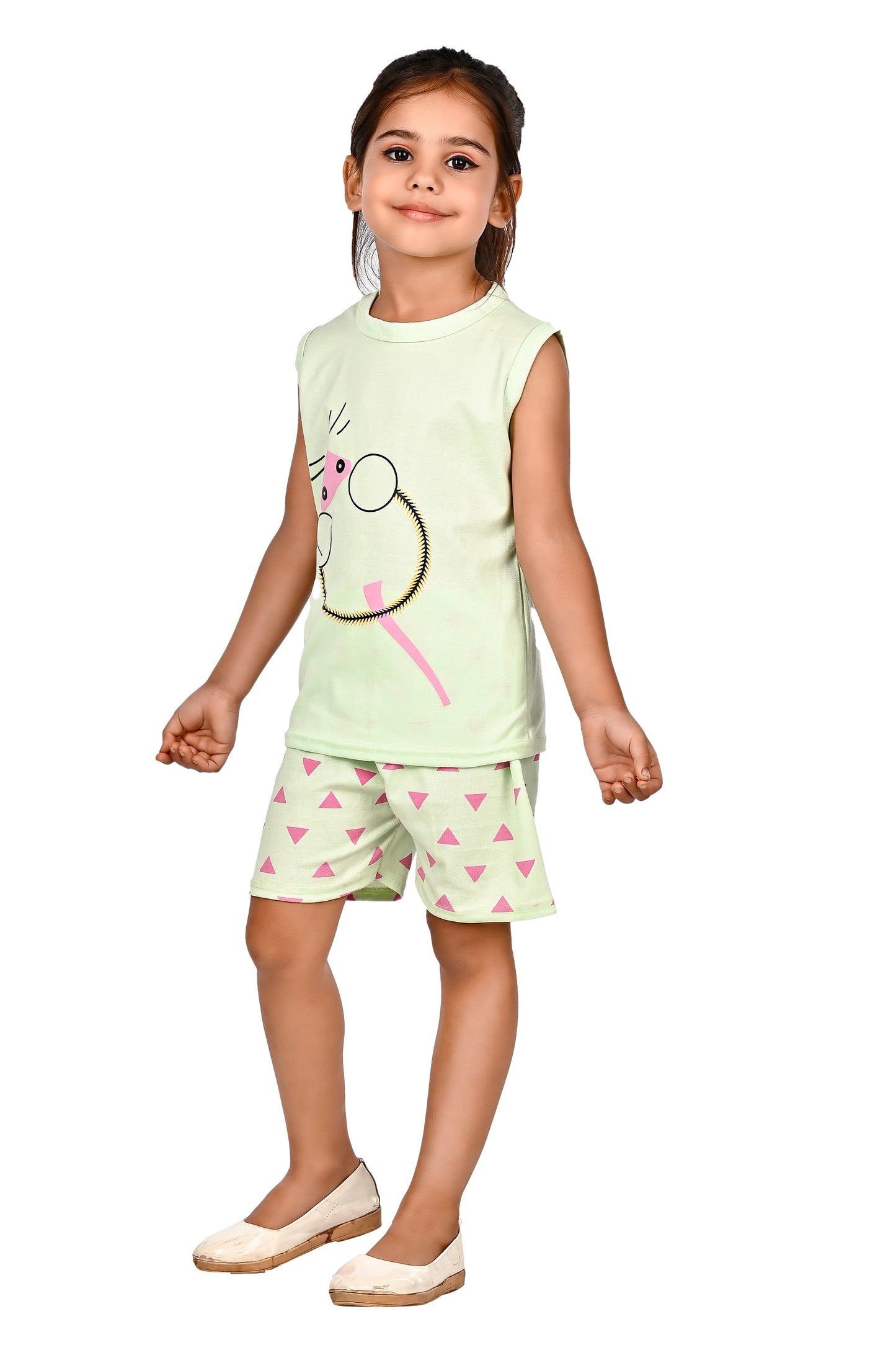 NEW GEN GIRLS CASUAL T-SHIRT & SHORTS