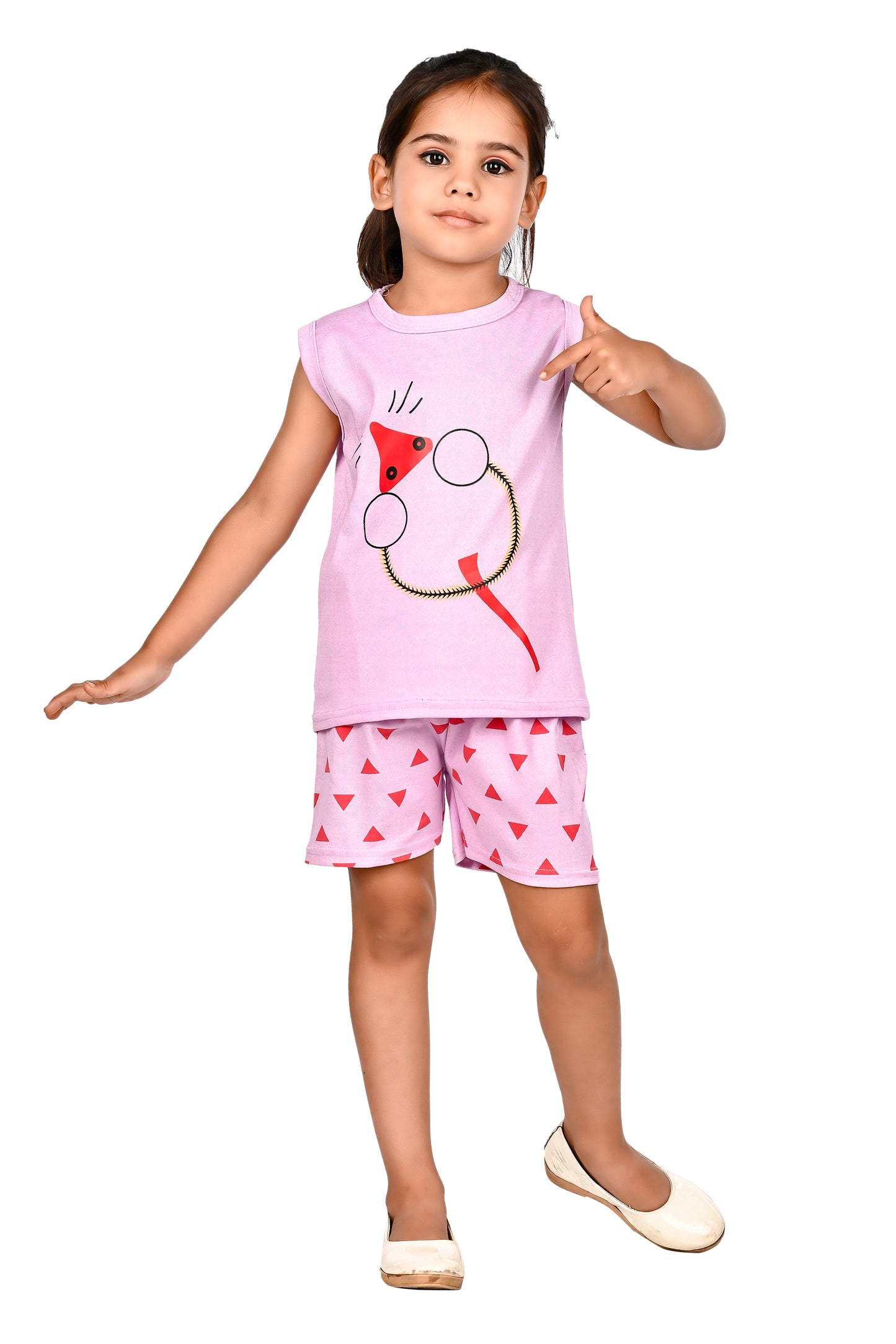 NEW GEN GIRLS CASUAL T-SHIRT & SHORTS