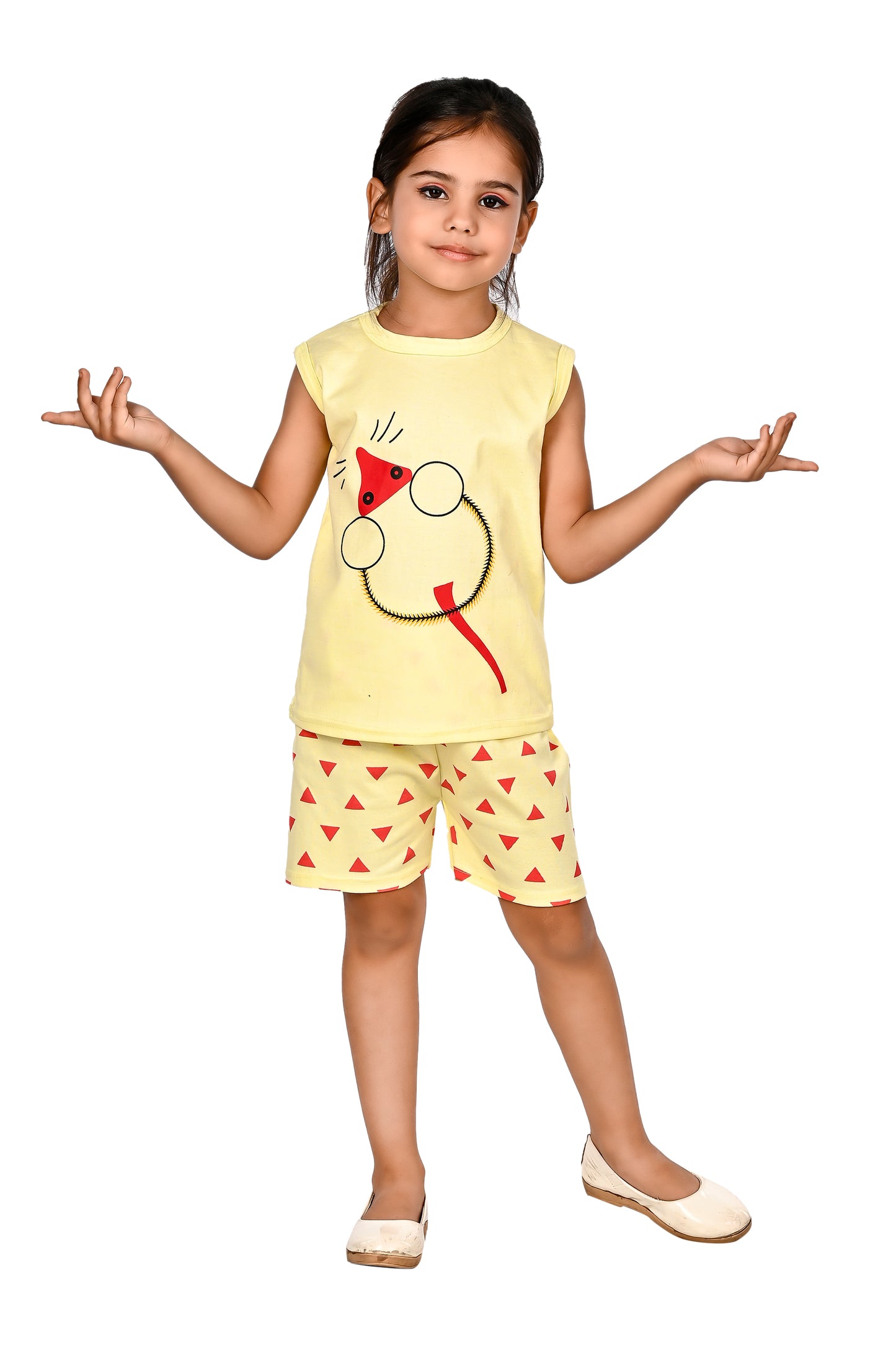 NEW GEN GIRLS CASUAL T-SHIRT & SHORTS