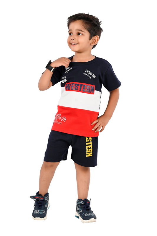 NEW GEN BOYS CASUAL T-SHIRT & PANT SET