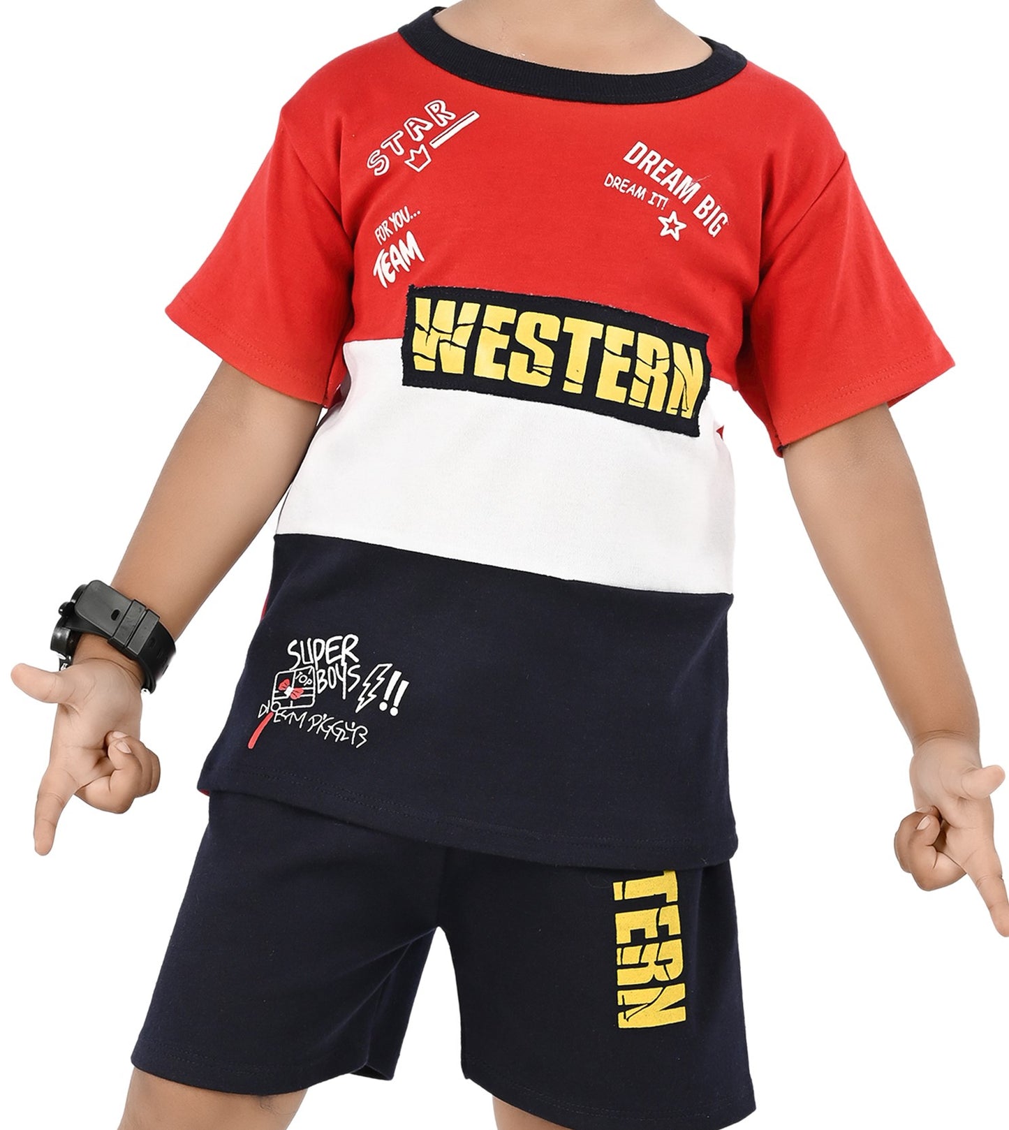 NEW GEN BOYS CASUAL T-SHIRT & PANT SET