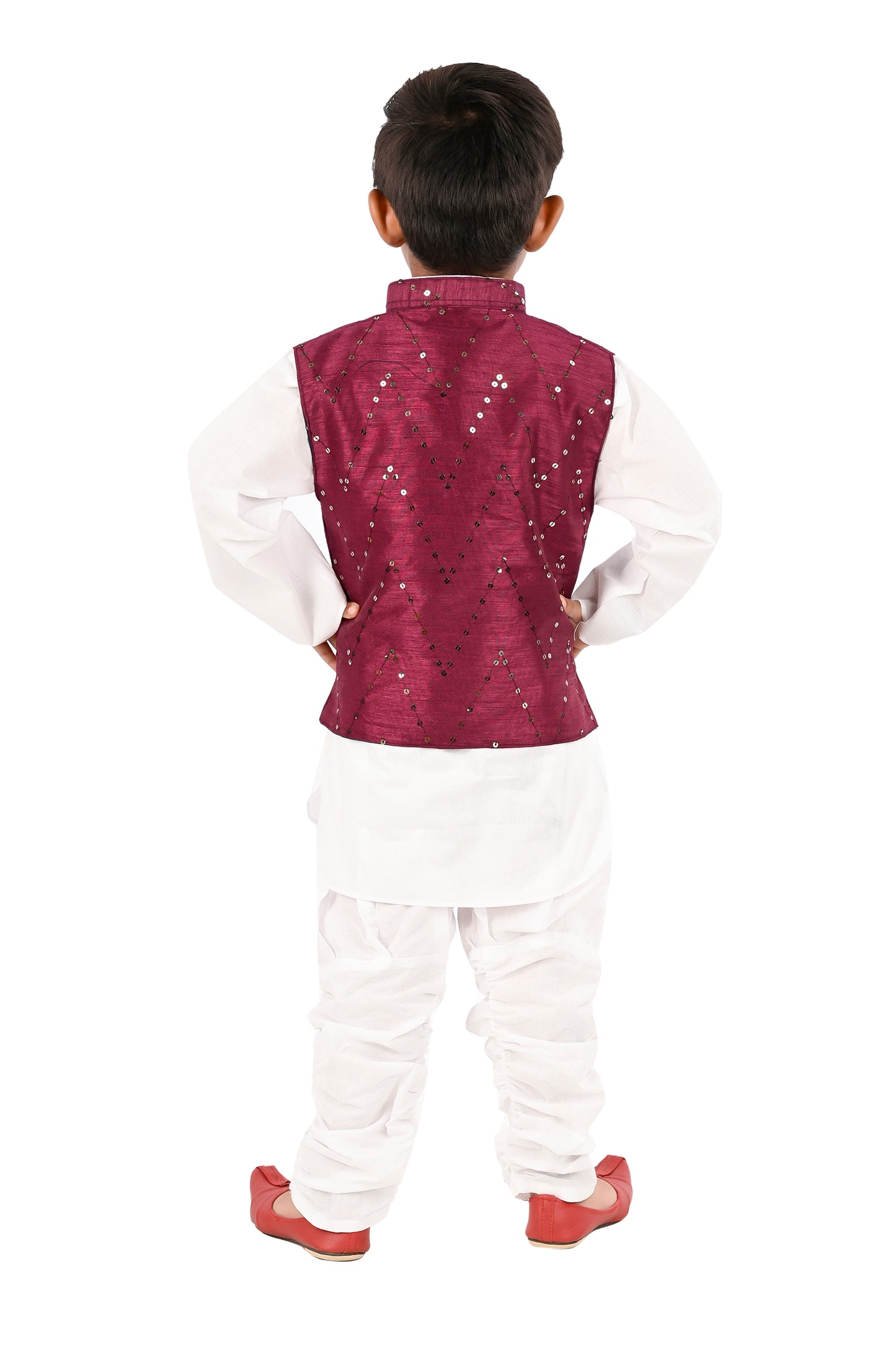 NEW GEN BOYS STYLISH JACKET KURTA