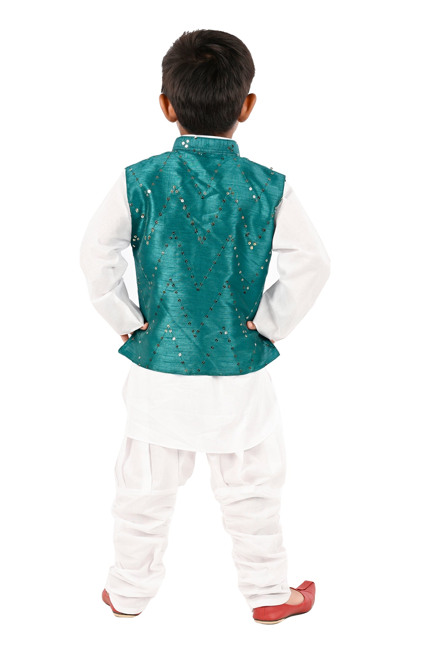 NEW GEN BOYS STYLISH JACKET KURTA