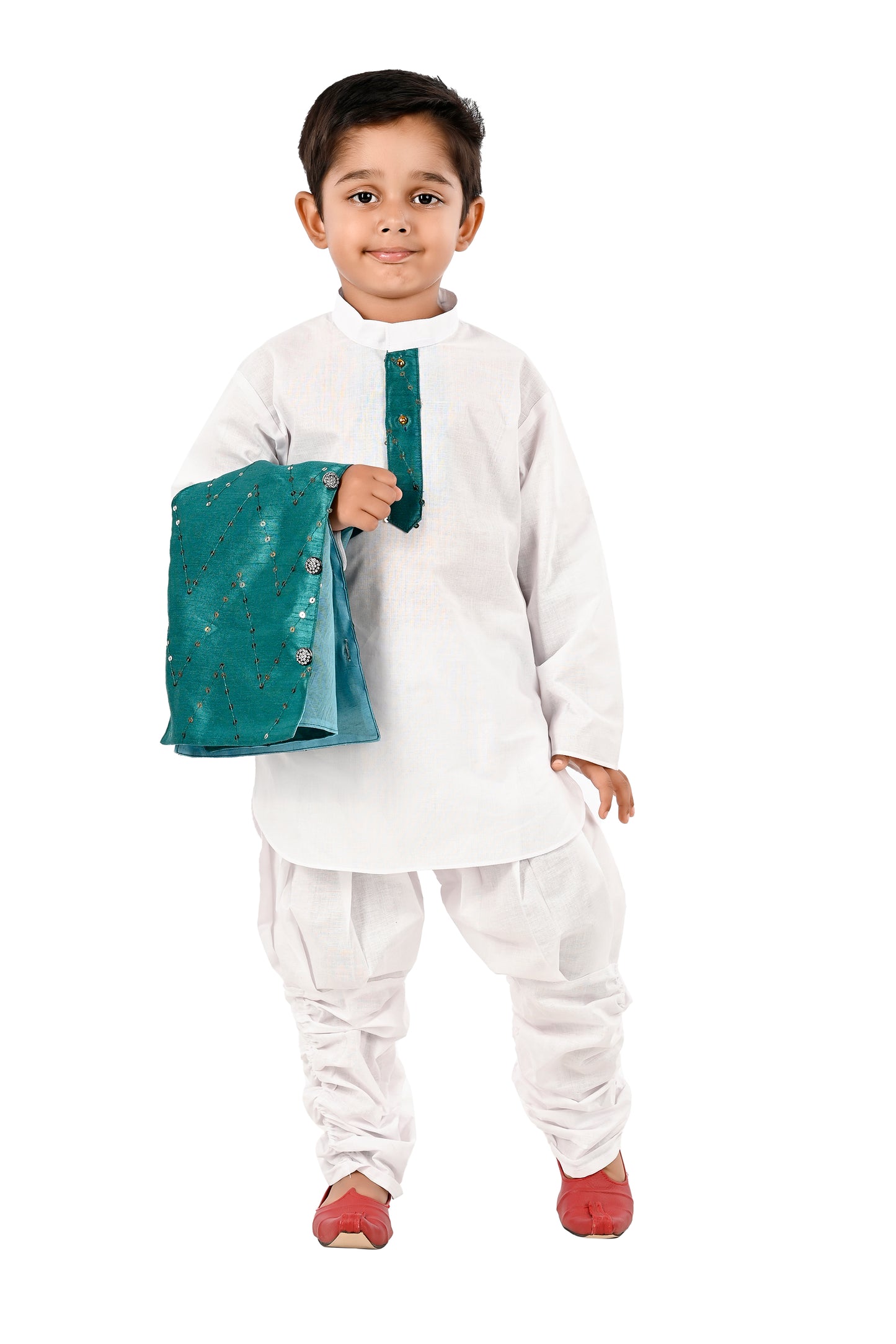 NEW GEN BOYS STYLISH JACKET KURTA