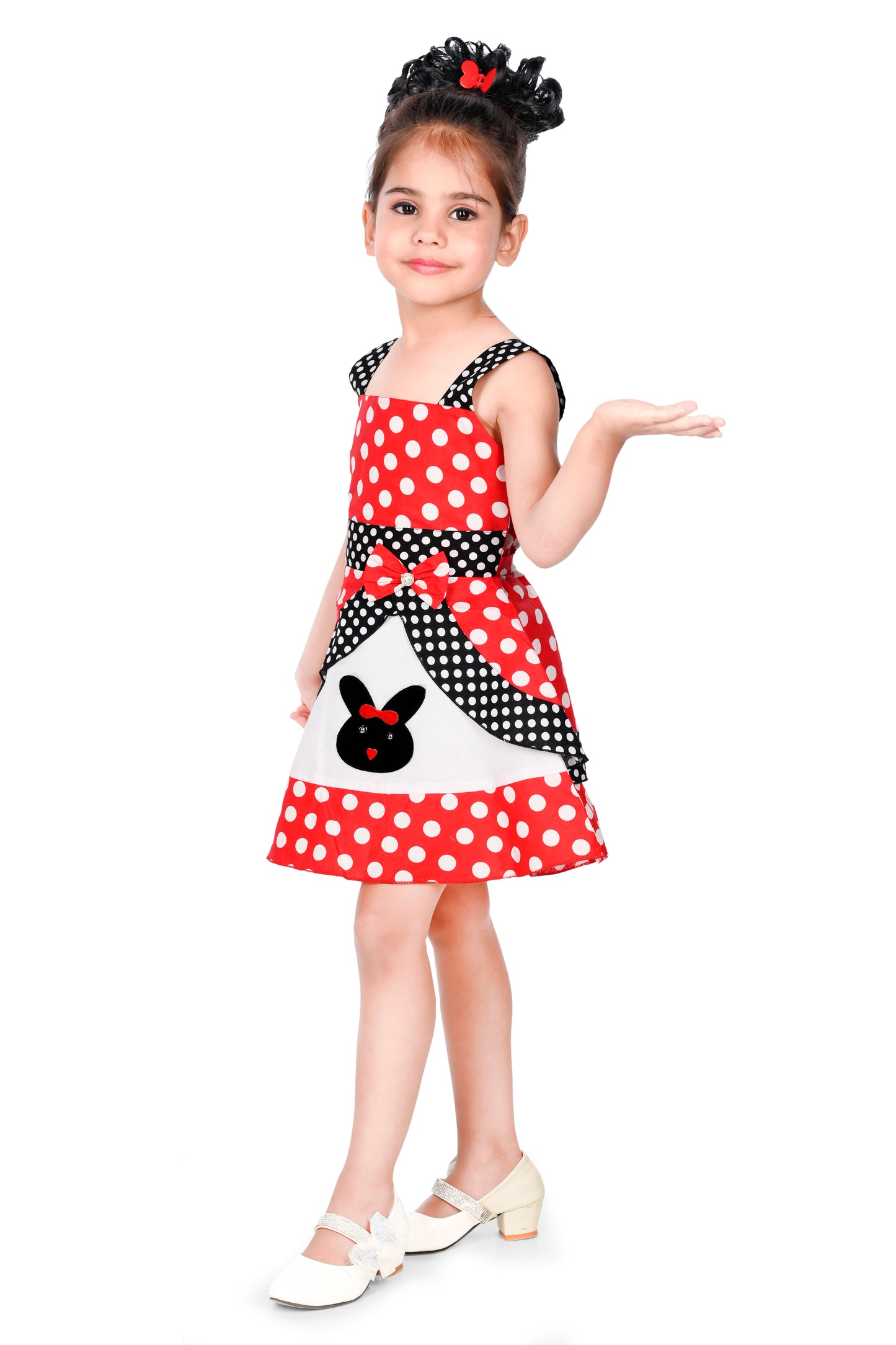 NEW GEN GIRLS PRINTED COTTON FROCK