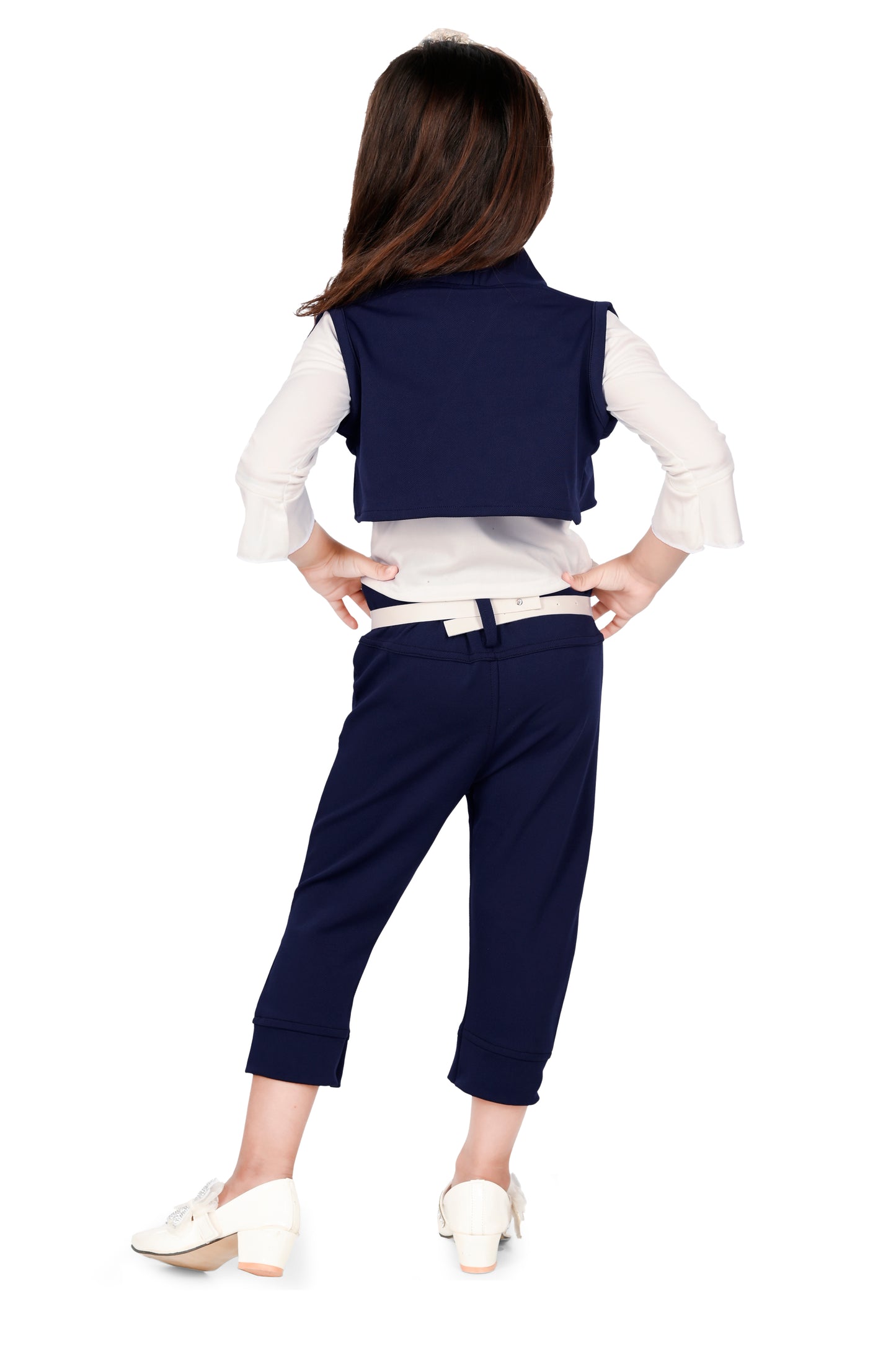 NEW GEN GIRLS FULL SLEEVE TOP,WAIST COAT AND STYLISH PANT