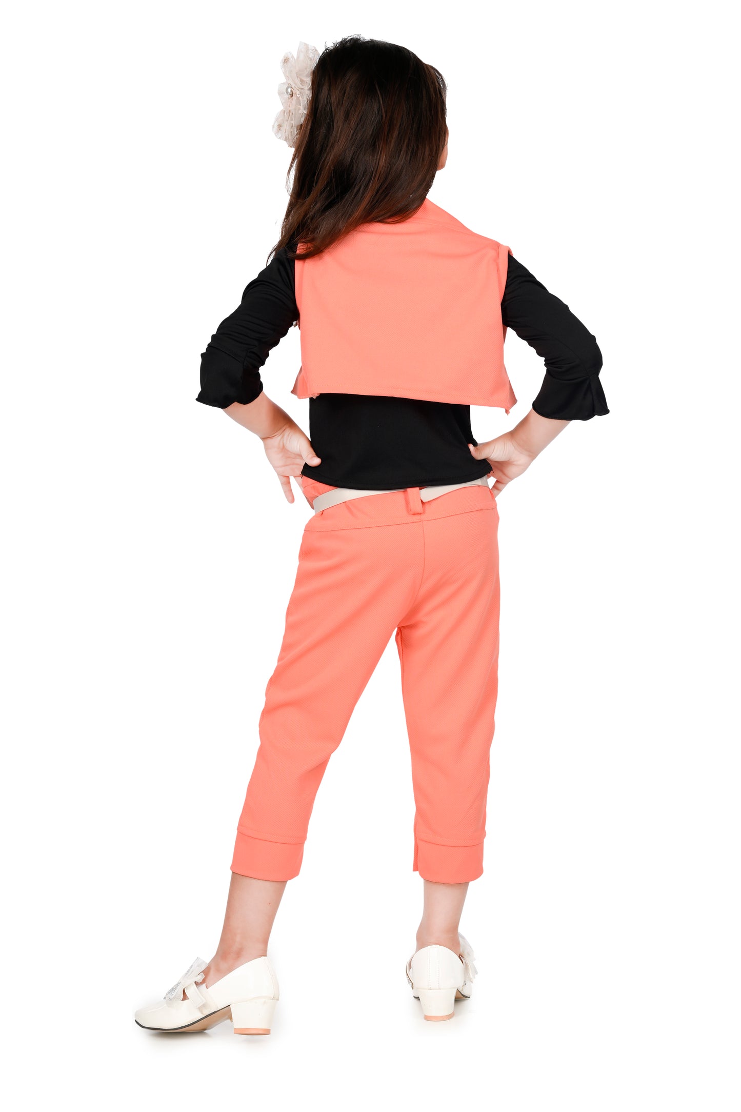 NEW GEN GIRLS FULL SLEEVE TOP,WAIST COAT AND STYLISH PANT