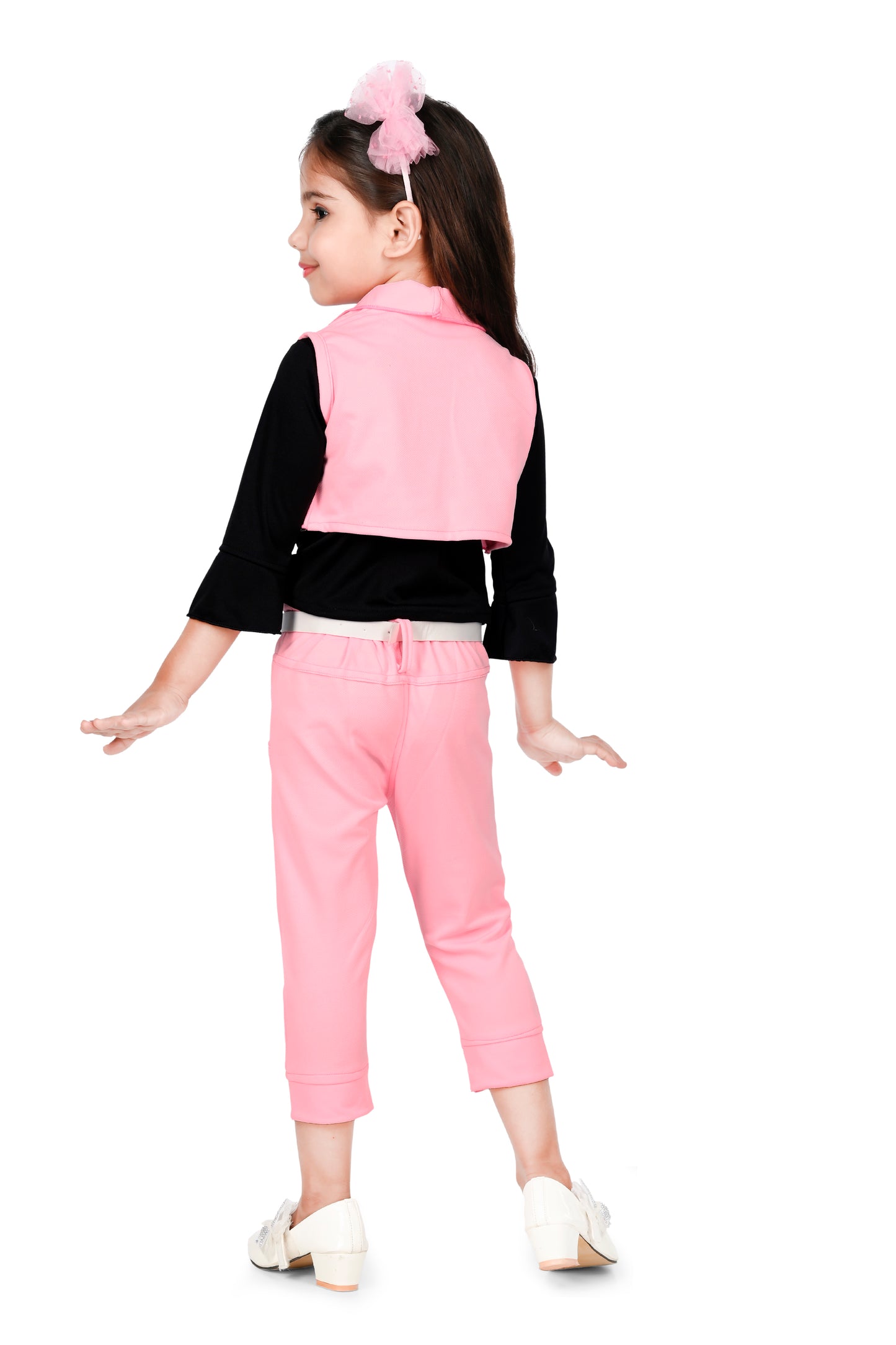 NEW GEN GIRLS FULL SLEEVE TOP,WAIST COAT AND STYLISH PANT