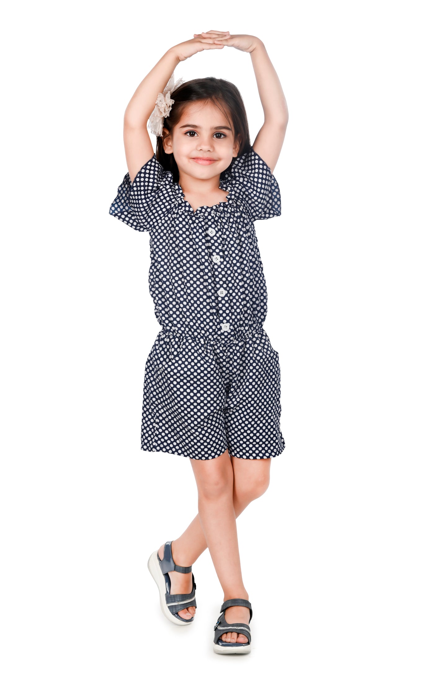 NEW GEN GIRLS PRINTED JUMPSUIT