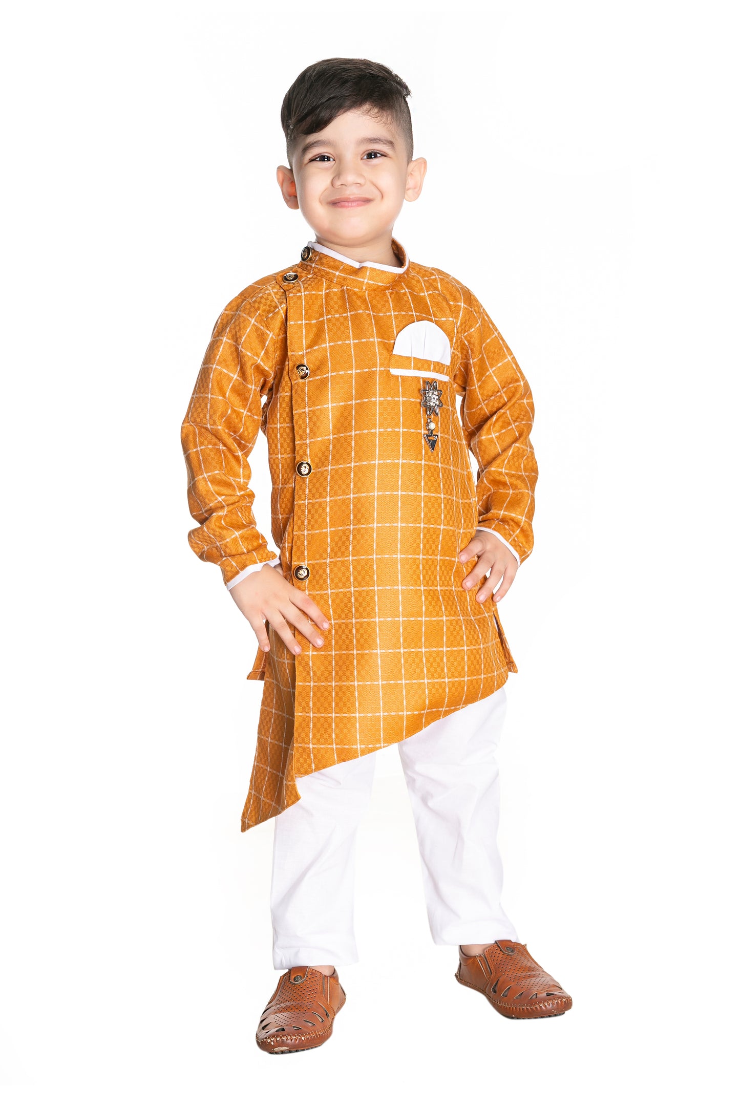 NEW GEN Boys Kurta With Pajama Set